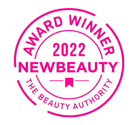 Pink seal of the New Beauty The Beauty Authority 2022 Award Winner