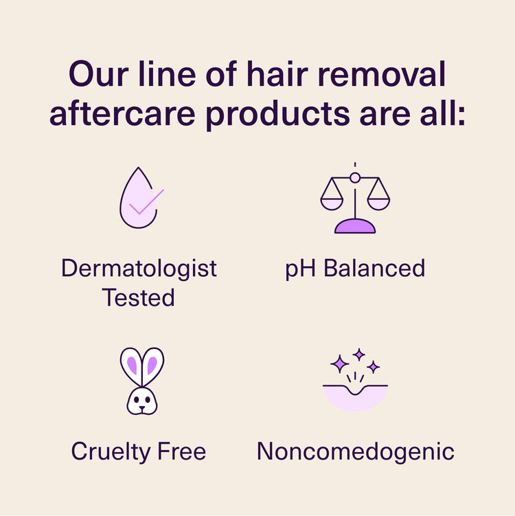 All our product lines are dermatologist tested, pH balanced, cruelty free and noncomedogenic.