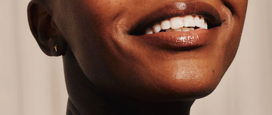Woman with a smooth, hair-free chin