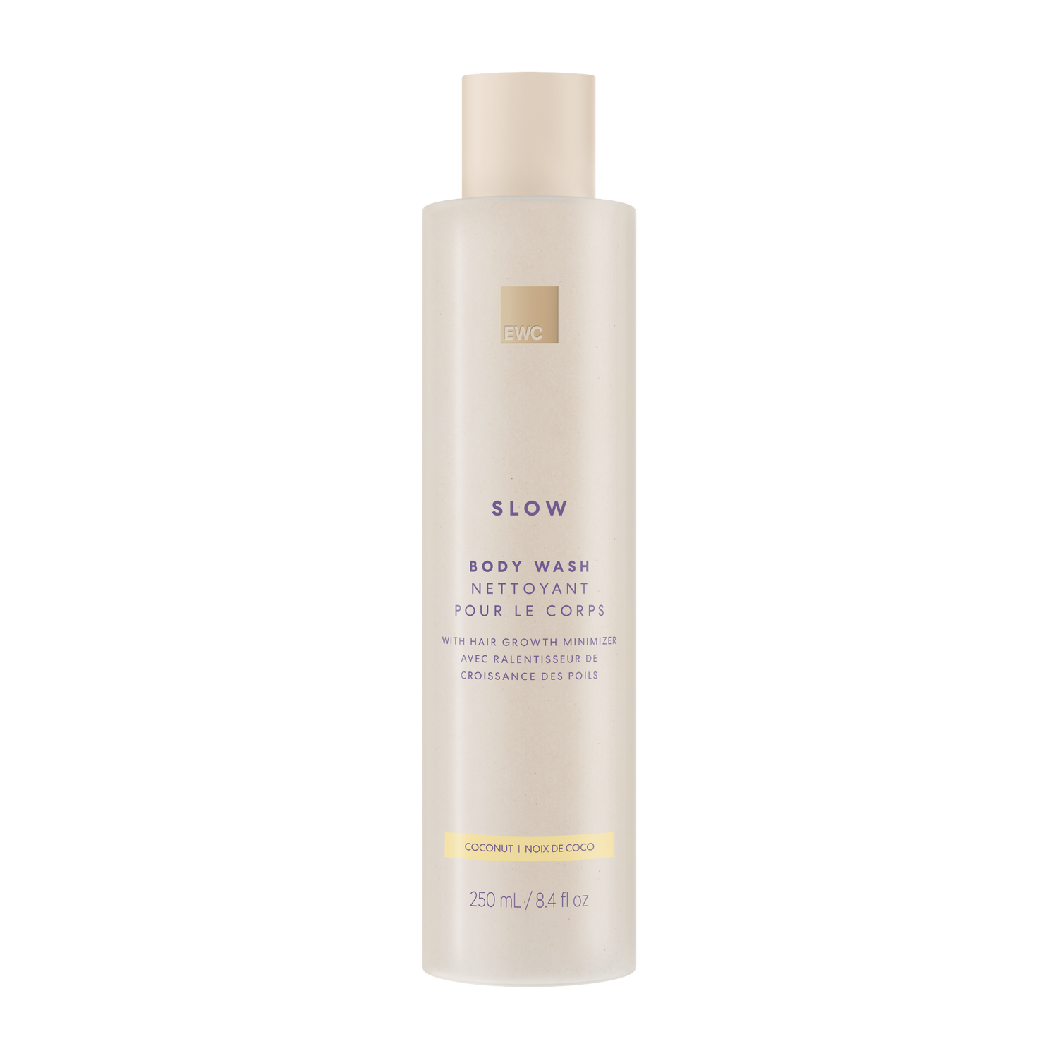 EWC Slow Coconut Body Wash 250 mL bottle