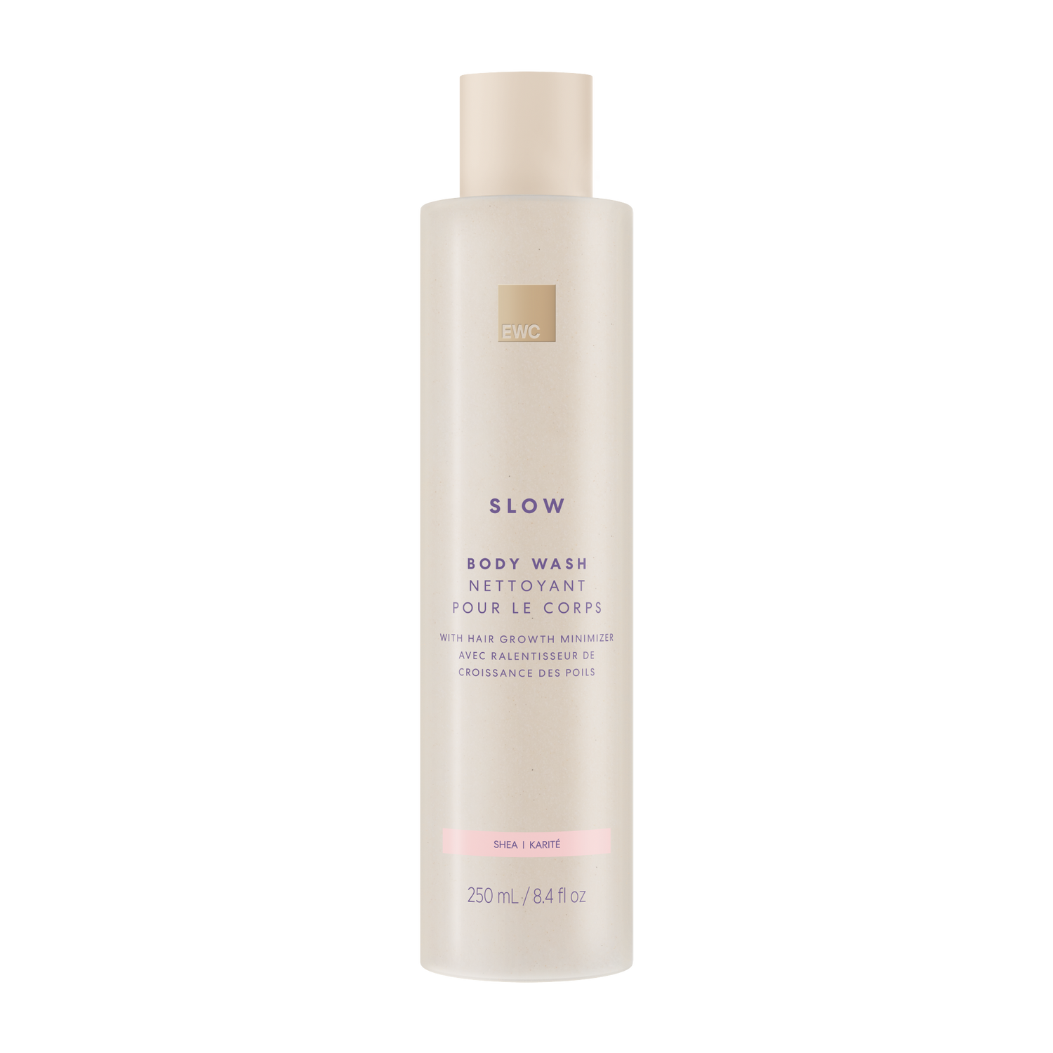 EWC Slow Shea Body Wash 250 mL bottle