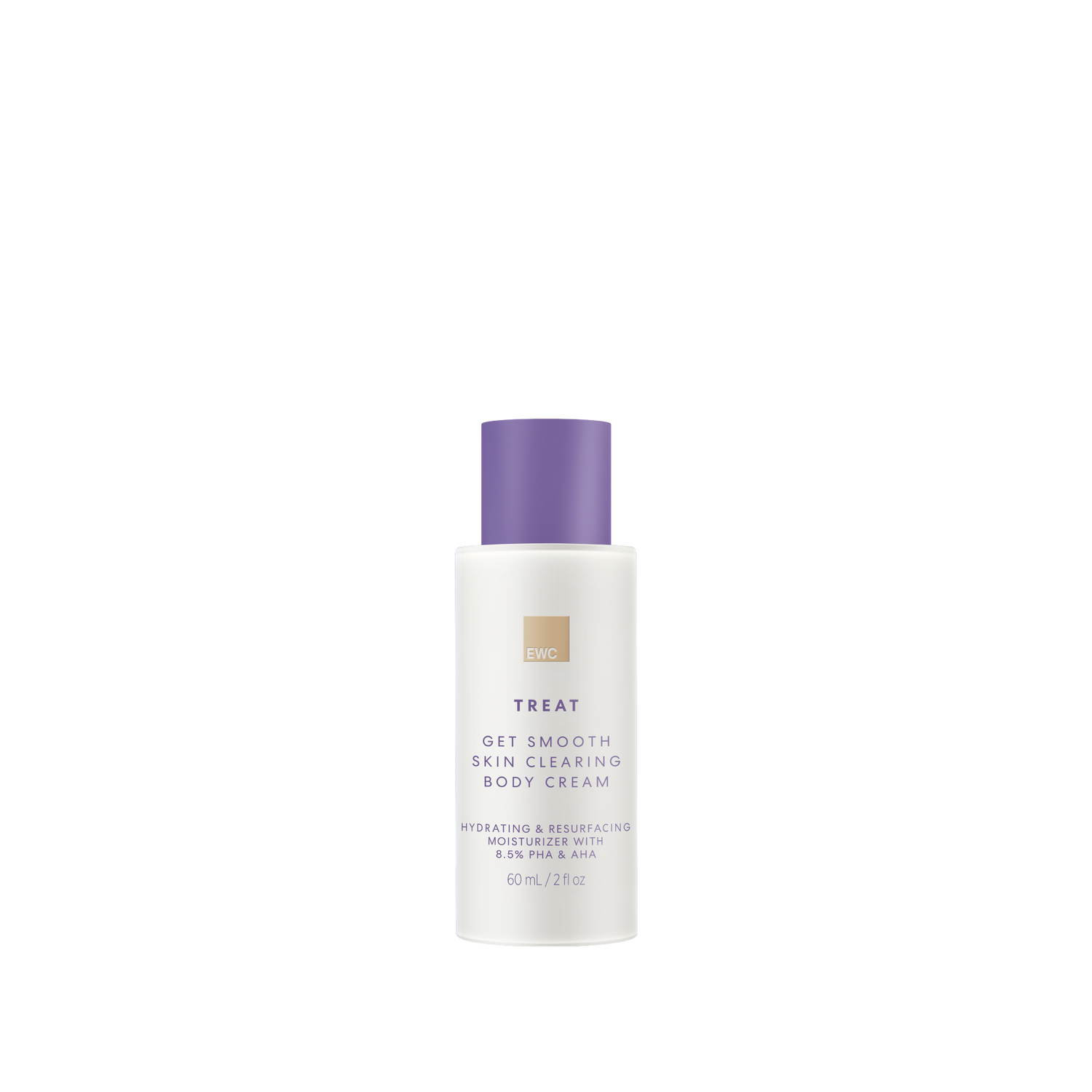 EWC TREAT Travel Get Smooth Skin Clearing Body Cream bottle (60 mL)