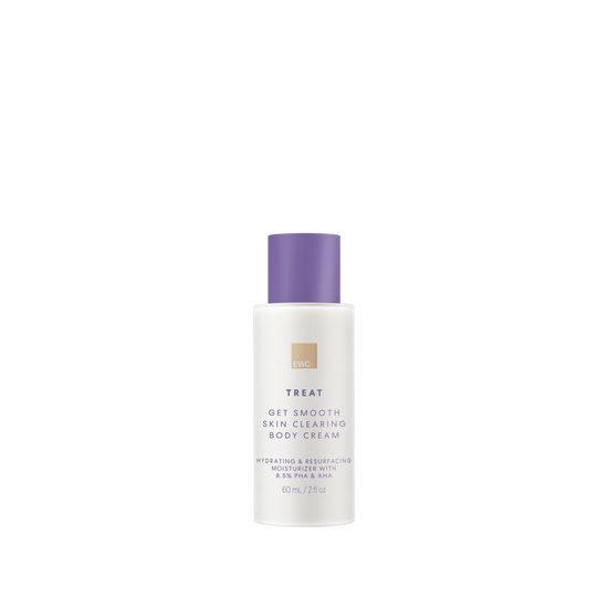EWC TREAT Travel Get Smooth Skin Clearing Body Cream bottle (60 mL)