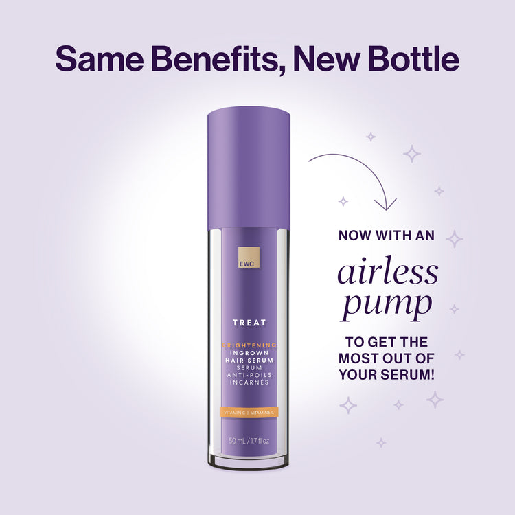 Same benefits, new bottle. Now with an airless pump to get the most out of your serum!