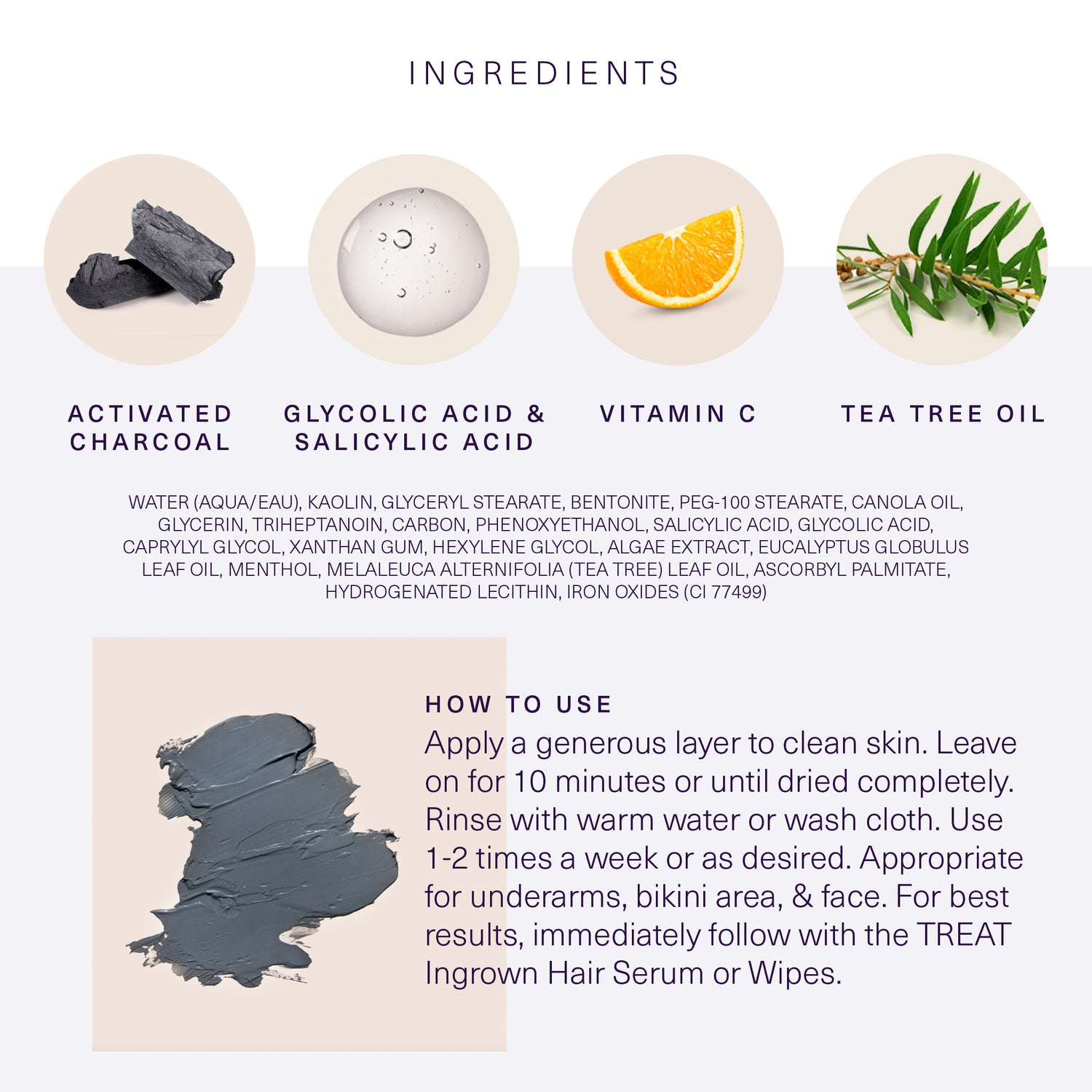 Full ingredient list and directions in product details.
