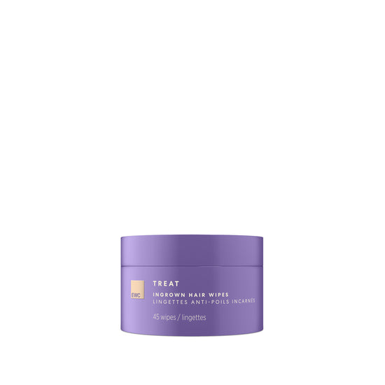 EWC TREAT Ingrown Hair Wipes (tub of 45 wipes)