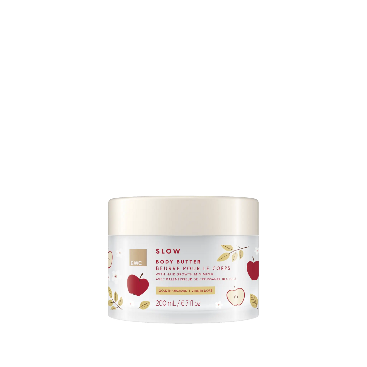 EWC Golden Orchard Body Butter jar, 200 mL