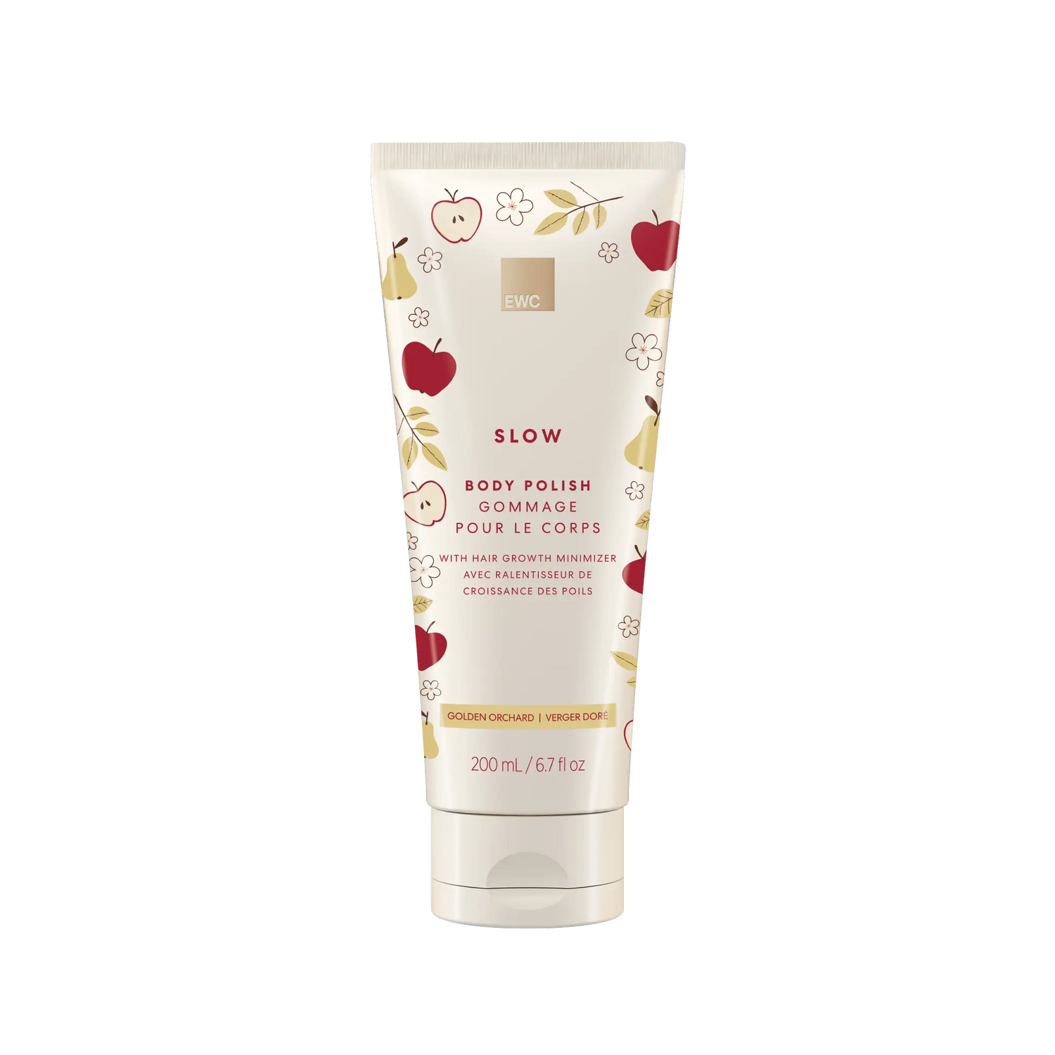 EWC Golden Orchard Body Polish tube, 200 mL