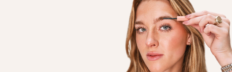 Rowan Henchy from Next Gen NYC with the new EWC Auburn Brow Gel