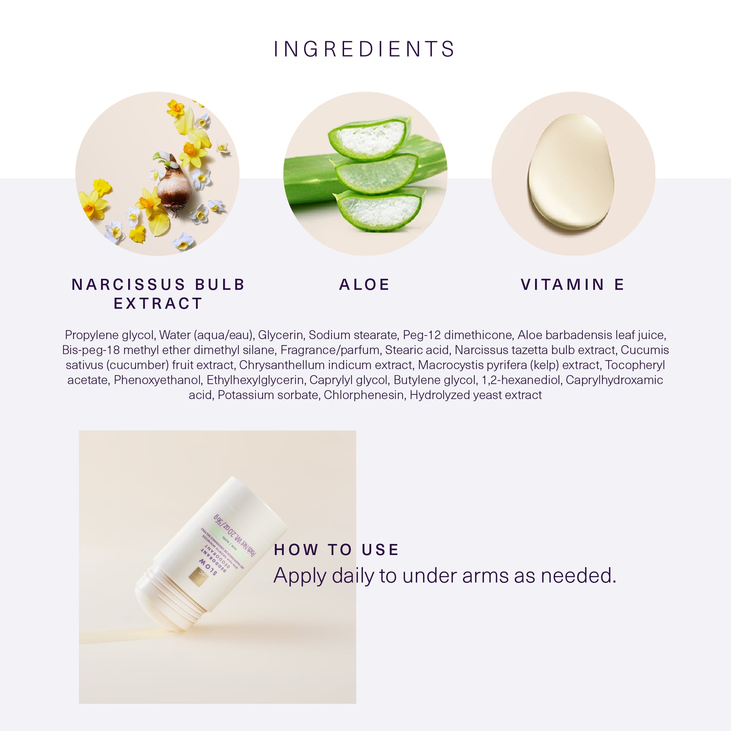 Full ingredient list and directions in product details.