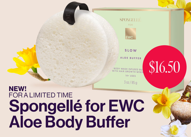 New for a Limited Time: Spongelle for EWC Aloe Body Buffer $16.50